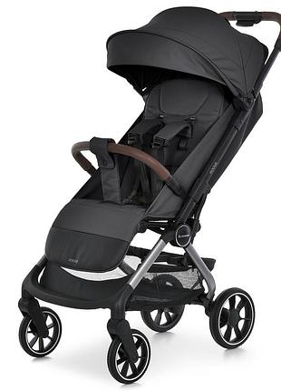 Детская прогулочная тележка до 22 кг, pu колеса, черная (me 1230 black)