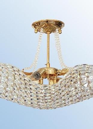 Люстра свічка підвісна кришталева e14 60w g (bcl-062s/10) brille 186151