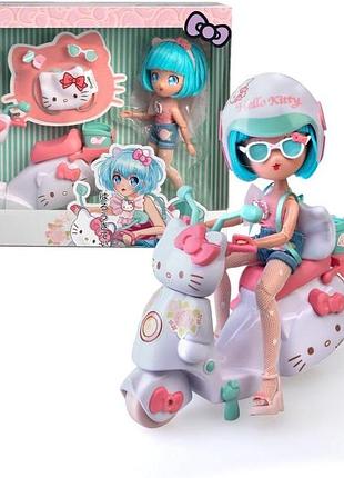 Ігровий набір 4sf manga dolls серії "hello kitty" – красуня пінк на скутері (з аксес.) (hktf3000)
