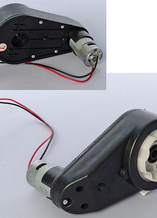 Редуктор в зборі з мотором для m 4419, отвір для осі 10мм., 12v, rpm10000, довж.19см (m 4419-gear box)
