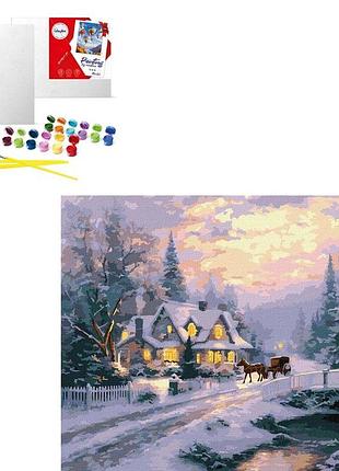 Картина по номерам "новогоднее спокойствие", 40×50 см (kho6419)