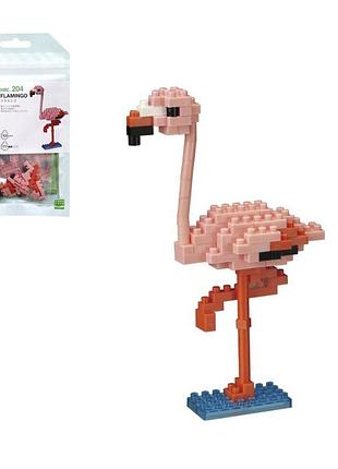 Игровой набор "розовое фламинго" тм nanoblock (124112)