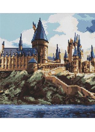 Алмазная мозаика harry potter «хогвартс днем» 40х50 см картина стразами (amo20360)