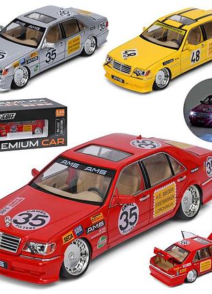 Машина ap-2122 автосвіт, 1:24, метал, 21см, звук, світло, відчиняються двері/багажник/капот