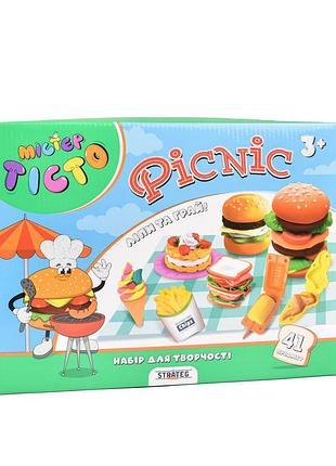 Набор для творчества "мистер тесто" picnic strateg на украинском языке (41015)