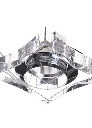 Светильник точечный декоративный hdl-g152 white crystal mr16