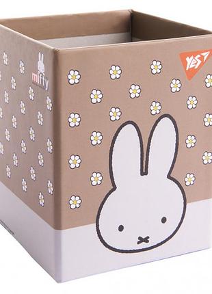 Стакан для канцелярии yes miffy картонный (708335)