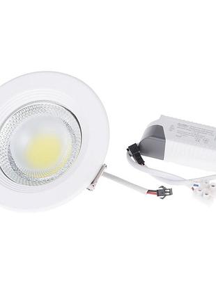 Светильник потолочный led врезной led-176/10w cob cw