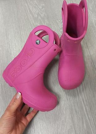 Детские сапоги crocs