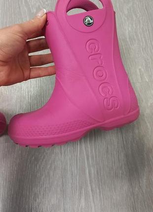 Дитячі чоботи crocs 5