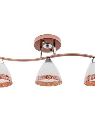 Люстра потолочная в спальню e27 60w br (lk-608c/3) brille 23-242