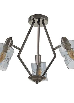 Люстра потолочная в спальню e14 40w bk (lk-668c/3) brille 23-800