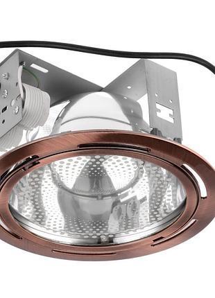Светильник downlight потолочный встроенный dl-01 ab/2x26w brille 166012