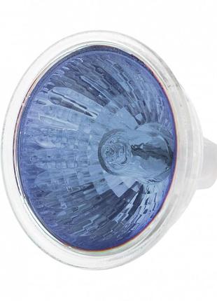 Лампа галогенна 50w gu5.3 mr16(36) blue br 12v
