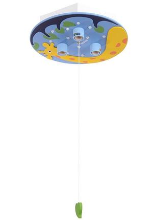 Люстра потолочная для детской e14 60w mix (kl-408c/3) brille l82-005