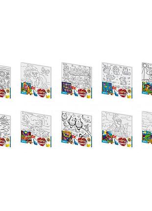 Креативное творчество "раскраска по номерам "coloring by numbers" 31см*31см с.1