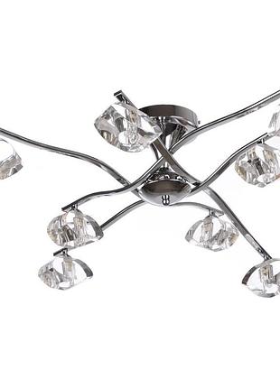 Люстра потолочная галогенная g9 40w chr (br-01151c/8) brille l38-126
