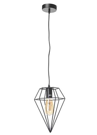 Люстра лофт подвесная в спальню e27 60w bk (bl-394s/1) brille 22-679