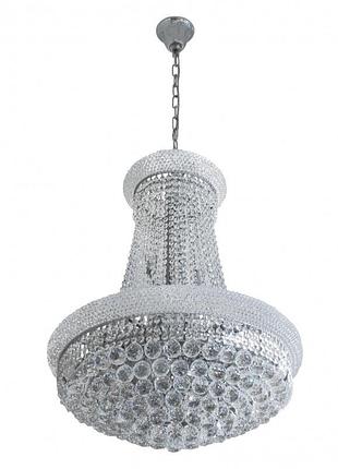 Люстра подвесная хрустальная для холла e14 60w ch (bcl-351s/20) brille 186431