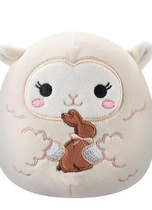 Мягкая игрушка squishmallows – ягнёнок софия 13 см, мягкая плюшевая детская игрушка (sqer00906)