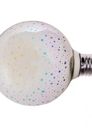 Лампа світлодіодна led 3d 3w e27 cog g95 220v