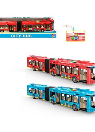 Тролейбус rj3346b инерция,46см,1:16,зв,мир,отчина двери, резин.колеса,2кол.на бат-ци,в кор.50-14-9,5см