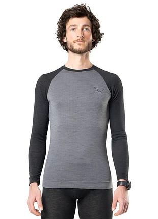 Термофутболка dynafit tour light merino l/s tee mns лучшая цена с быстрой доставкой по украине