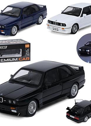 Машина ap-2125 автосвіт, 1:24, метал, інерція, 21см, звук, світло, відчиняються двері/багажник