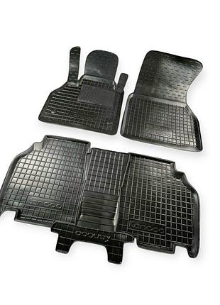 Килимки салону renault kangoo (2008-2020), mercedes citan (2013-) борт 2,5 см, з перемичкою avto-gumm