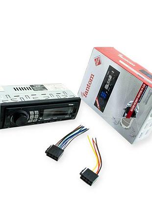 Магнитола fantom fp-318 fm, usb, sd, aux, mp3, wma, bluetooth, синяя подсветка