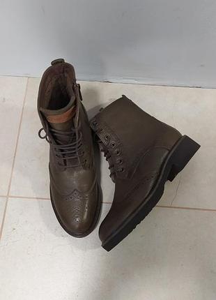 Коричневі жіночі черевики hush puppies оригінал. шкіра