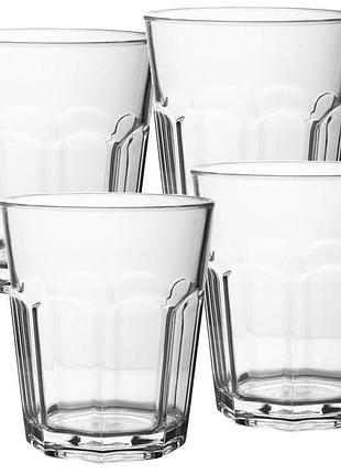 Набір склянок gimex water glass solid 4 pieces 200 ml (6968914), для дому та дачі, для щоденних прийомів їжі, для кухні та їдальні