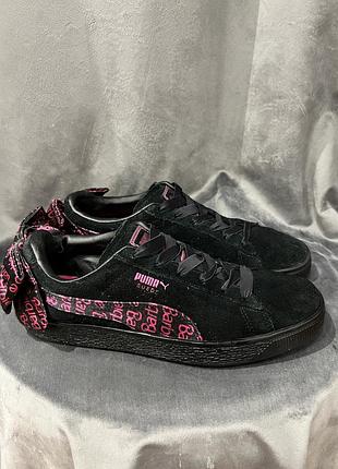 Кросівки жіночі puma x barbie suede classic чорні