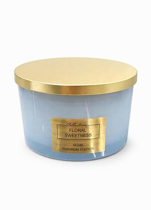 Ароматична свічка aromatherapy home pepco floral sweetness з кришкою 2026, квітковий