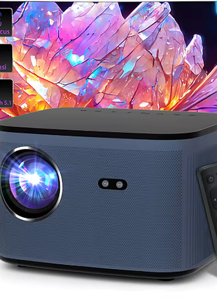 Видеопроектор wiselazer projector h9 bluetooth мультимедийный проектор 1080p, домашний кинотеатр hd