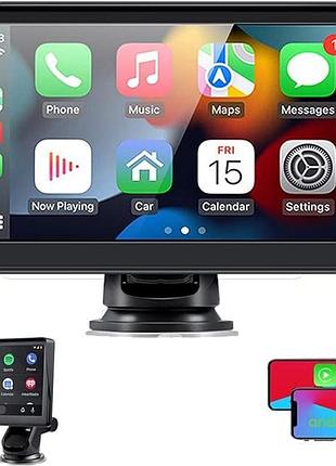 Беспроводной автомобильный видеоплеер goforjump 12 в bluetooth 5,0 портативный смарт-дисплей