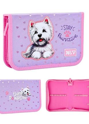 Пенал твердий yes одинарний без клапана hp-02 pawesome