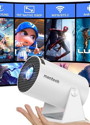 Портативный проектор mentech projector hy300 pro wifi bluetooth мини-проектор для домашнего кинотеатра