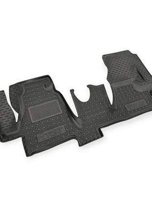 Коврики салона mercedes sprinter i, volkswagen lt (1995-2006) цельный борт 2,5 см, с перемычкой avto-gumm
