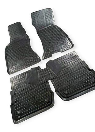 Килимки салону audi a6 c5 (1997-2007) борт 2,5 см, з перемичкою avto-gumm