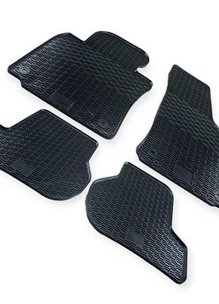 Килимки салону skoda octavia a5 (2004-2013), golf 5, 6 (2003-2012), jetta (2005-) борт 1 см, євроклітинка yp group