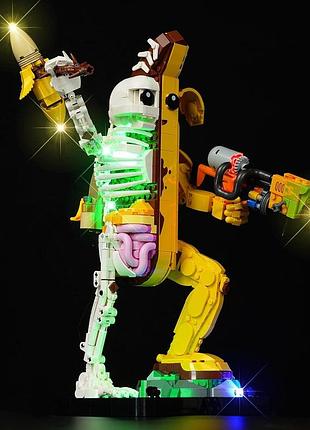 Комплект підсвітки для конструктора lego fortnite peely bone gc890 77072 декоративна світлодіодна підсвітка