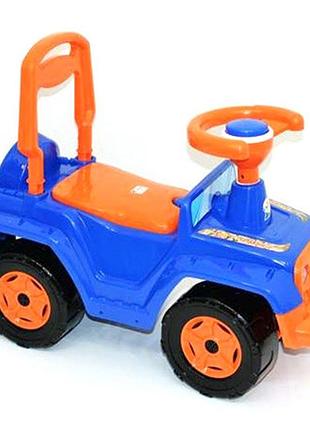 Машинка-каталка 4x4 синя міцна безпечна для дітей (549)