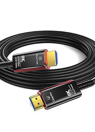 Оптоволоконный hdmi-кабель 15 м ultra high-definition, 8k fiber optical cable-source качественный hdmi кабель для мультимедии