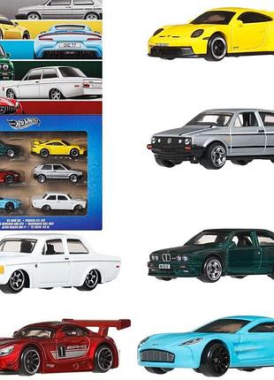 Набір машинок тематичний дорогами європи hot wheels (jlb25)