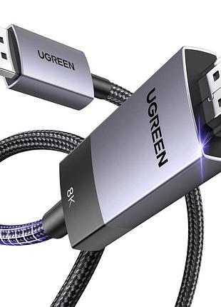 Кабель 2 м ugreen displayport to hdmi нейлоновый кабель для расширения экрана