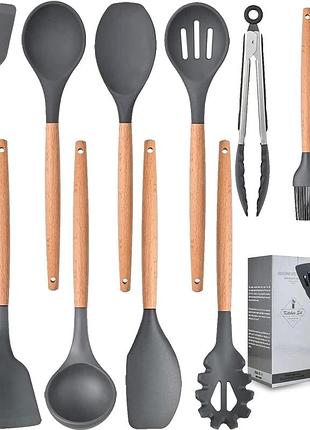 Набор из 12 кухонных принадлежностей kitchenware silicone kitchen utensils set кухонные ложки/лопатки из силикона