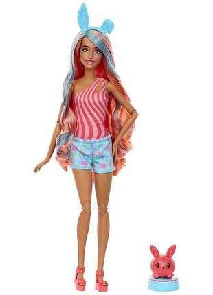 Кукла barbie pop reveal: костюмированная вечеринка, образ кролика (jcn87)