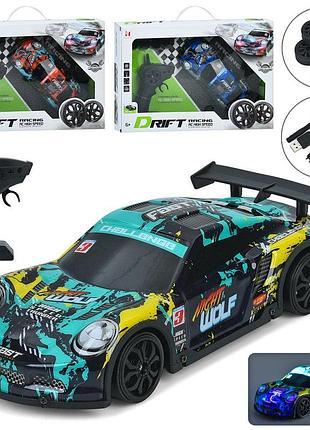 Радіокерована машина дрифт 4x4, акумулятор, usb, світло, 3 кольори (lh-c079)