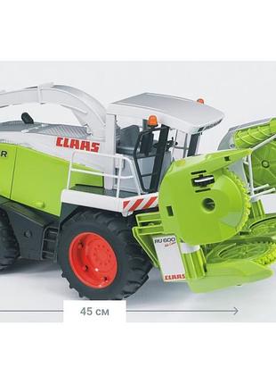 Іграшкова машинка - комбайн claas jaguar, реалістична з деталізацією (2131)